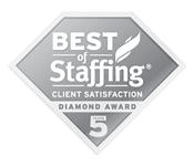 Best of staffing award at Hamilton Ryker, Nashville's Staffing Agency