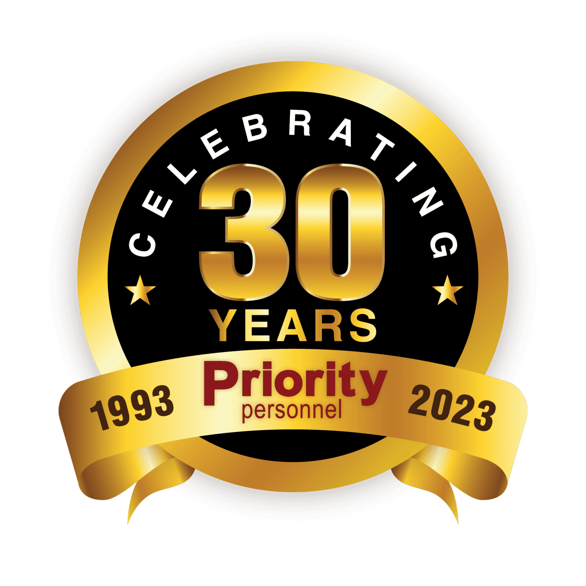 PRIORITY PERSONNEL, LLC., A HAMILTONRYKER COMPANY CELEBRATES 30YEARS